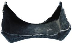 COINS CHINA Sycees / Ingots No.: 114 Estimate: US$ 3200 CHINA, ANCIENT CHINESE COINS, Sycees / Ingots, Tang Dynasty (618-907): Silver 25-Taels Sycee, boat-shaped, no inscription, 719g. A small piece m