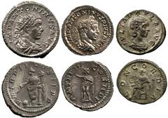ANCIENT ROMAN IMPERATORIAL AND IMPERIAL SILVER COINS, Elagabalus (AD 218-222), Antoninianus, AD 219, IMP ANTONINVS AVG, radiate and draped bust right, rev P M TR P II COS II P P, Providentia standing 