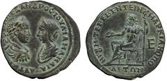 ANCIENT COINS, ROMAN IMPERIAL COINS, Severus Alexander (AD 222-235) Severus Alexander, and Julia Mamaea (mother of Severus Alexander), Æ 27mm (5 Assaria), 9.32g, Markianopolis, Moesia Inferior, AVT K 