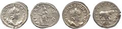 ANCIENT COINS, ROMAN IMPERIAL COINS, Otacilia Severa, wife of Philip I Otacilia Severa, Antoninianus, 4.06g, OTACIL SEVERA AVG, diademed bust on crescent right, PIETAS AVG, Pietas standing left holdin