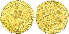 COINS. Crusader States Chios, Gold Zecchino, imitating a Venetian type of Antonio Venier, 3.32g (Gamberini di Scarfea 394). Good very fine. Estimate: £250-300