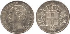 COINS. Greece. Kingdom, Otho, ¼-Drachmi, 1855, Vienna (Divo 15B; KM 33). A very pleasing little coin, extremely fine and rare. Estimate: £1200-1500
