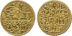 Ottoman. Ahmed III, Gold Zeri Mahbub, Islambul 1115h, 2.59g (Pere 501; KM 166). Good extremely fine. Estimate: £200-250