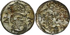 POLISH COINS Sigismund III Vasa, Denarius Lobzenica 1623 - RARERzadki denar łobżenicki. Odmiana z datą zapisaną Z-3. Menniczy egzemplarz. Tło zdrowe z menniczym blaskiem. Tłem historii monetarnej Rzec
