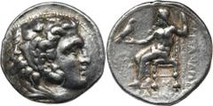 ANCIENT COINS Grece, Macedonia, Mesambria, Alexander III The Great, TetradrachmGreeceMacedonia, Antigonos I Monophthalmos, posthumous Tetradrachma in type Alexander III the Great 317-311 BC, mint Baby