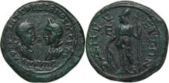 ANCIENT COINS Roman Provincial, Moesia Inferior, Odessos, Gordian III, PentassarionGreen patina.Rome ProvincialMoesia Inferior, Odessos, Gordian III, (238-244), PentassarionObverse: confronted busts o