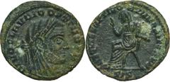 ANCIENT COINS Roman Imperial, Claudius II Gothicus, Posthumous Half Follis - RAREPosthumous issue for Claudius II Gothicus.Rare half follis of Constantine I the Great, in the Roman Imperial Coinage ca