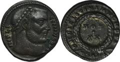 ANCIENT COINS Roman Imperial, Licinius I, Follis - RARERoman ImperialLicinius I (308-324), Follis 320, Thessalonica mintObverse: laurate head right IMP LIC LICINIVS AVGReverse: VOT XX within wreath, T