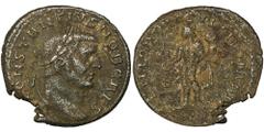ANCIENT COINS Roman Imperial, Constantius I Chlorus, FollisLater and rarer common issue, with the title of Augustus, from the reign of Chlorus in the second tetrarchy.Roman ImperialConstantius I Chlor