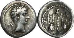 ANCIENT COINS Roman Provincial, Lycia, Masycitus, Octavian Augustus, DrachmNice Octavian's drachm, minted around 27-20 BC in Lycia. Roman Provincial Octavian Augustus (27 BC-14 AD), Drachm 27-20 BC, M