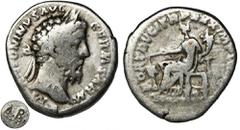 ANCIENT COINS Roman Imperial, Marcus Aurelius, Denarius - ex. Antoni RyszardDenarius of Marcus Aurelius from the famous collection of Antoni Ryszard with A.R. initials.Roman Imperial Marcus Aurelius (