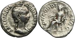 ANCIENT COINS Roman Imperial, Orbiana, Denarius - RAREAll Orbiana coins are rare. Roman ImperialOrbiana (225-227, wife of Alexander Severus), Denarius 225–227, Rome mintObverse: diademed and draped bu