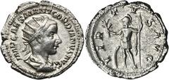 ANCIENT COINS Roman Imperial, Gordian III, AntoninianusRoman ImperialGordian III (238-244), Antoninianus 240, Rome mint Obverse: radiate, draped and cuirassed bust right IMP CAES M ANT GORDIANVS AVGRe