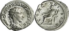 ANCIENT COINS Roman Imperial, Gordian III, AntoninianusRoman ImperialGordian III (238-244), Antoninianus 240, Rome mint Obverse: radiate, draped and cuirassed bust rightIMP GORDIANVS PIVS AVGReverse: 