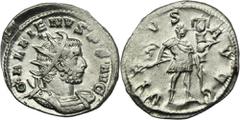 ANCIENT COINS Roman Imperial, Gallienus, AntoninianusRoman Imperial Gallienus (253-268), Antoninianus 258-259, Lugdunum mintObverse: radiate, draped and cuirassed bust right GALLIENVS P F AVGReverse: 