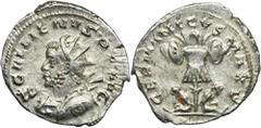 ANCIENT COINS Roman Imperial, Gallienus, AntoninianusRoman Imperial Gallienus (253-268), Antoninianus 258–259, Lugdunum mintObverse: radiate, cuirassed bust of Gallienus left, holding spear in right h