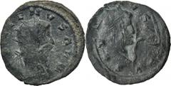 ANCIENT COINS Roman Imperial, Gallienus, Antoninianus - brockage, ex. AwianowiczNegative of obverse on reverseCoin from the collection of prof. Bartosz Awianowicz. Roman Imperial Gallienus (253-268), 