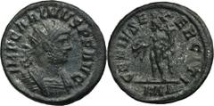 ANCIENT COINS Roman Imperial, Carinus, AntoninianusRoman Imperial Carinus (282-285), Antoninianus 283-285, Rome mintObverse: radiate and cuirassed bust rightIMP CARINVS P F AVGReverse: Genius standing