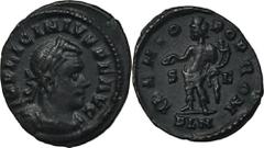 ANCIENT COINS Roman Imperial, Licinius I, FollisRoman Imperial Licinius I (308-324), Follis 313-314, London mintObverse: laureate, cuirassed bust right IMP LICINIVS P F AVGReverse: Genius, modius on h