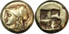 ANCIENT COINS Greece, Phocaea, Electron HekteNicely preserved hekte, struck from an electron, a naturally occurring alloy of gold and silver. The ancient Greeks also called them 'white gold'. Greece, 
