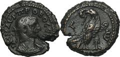 ANCIENT COINS Rome Provincial, Egypt, Alexandria, Probus, TetradrachmChipped.Provincial Rome Egypt, Alexandria, Probus (276-282), Tetradrachm 279/280, Alexandria mint Obverse: laureate bust rightΑ Κ Μ