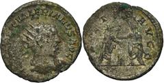 ANCIENT COINS Roman Imperial, Valerian I, AntoninianusRoman ImperialValerian I (253-260), Antoninianus 253, Antioch mintObverse: radiate and draped bust rightIMP C P LIC VALERIANVS AVGReverse: Valeria