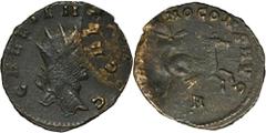 ANCIENT COINS Roman Imperial, Gallienus, AntoninianusRoman Imperial Gallienus (253-268), Antoninianus 267-268, Rome mintObverse: radiate head right GALLIENVS AVGReverse: hippocamp to right, A in exerg