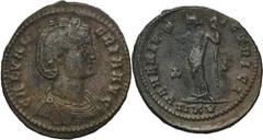 ANCIENT COINS Roman Imperial, Galeria Valeria, FollisRoman ImperialGaleria Valeria (293-311), Follis 308-309, Cyzicus mintObverse: diademed and draped bust right GAL VALERIA AVG Reverse: Venus standin