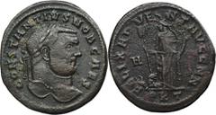 ANCIENT COINS Roman Imperial, Constantius I Chlorus, FollisRoman Imperial Constantius I Chlorus (305-306), Follis 297-298, Carthago mintObverse: laureate head rightCONSTANTIVS NOB CAESReverse: Africa 