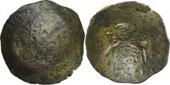 ANCIENT COINS Byzantine Empire, John II Komnen, TrachyByzantine EmpireJohn II Comnenus (1118-1143), Trachy 1118-1143, Constantinople mintObverse: bust of Christ facing, IC-XC across fieldsReverse: emp