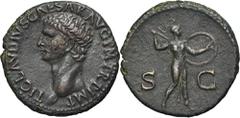 PREMIUM ANCIENT AND WORLD COINS Roman Imperial, Claudius, AsDuring the rule of the Julio-Claudian dynasty, large demand for lower denominations, i.e. bronze coins, was covered not only by the central 
