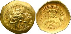 PREMIUM ANCIENT AND WORLD COINS Byzantine Empire, Michael VII Ducas, Histamenon Byzantine Empire Michael VII Ducas (1071-1078), Histamenon, Constantinople mint Obverse: Christ in a nimbus sitting on t