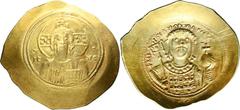 PREMIUM ANCIENT AND WORLD COINS Byzantine Empire, Michael VII Ducas, Histamenon Scratches and graffiti.Byzantine Empire Michael VII Ducas (1071-1078), Histamenon, Constantinople mint Obverse: Christ i