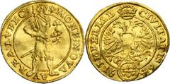 PREMIUM ANCIENT AND WORLD COINS Germany, City of Lübeck, Ducat 1649 - RARERare ducat of the city of Lübeck with the sign of mayor Christoph Gerdes. Mimtmaster Hans Wilms. Plenty of mint bloom. Attract