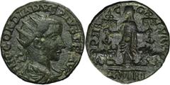 ANCIENT COINS Roman Provincial, Moesia Superior, Viminacium, Gordian III, AERoman Provincial Moesia Superior, Viminacium, Gordian III (238-244), AE 242/243, Viminacium mint Obverse: radiate, draped an