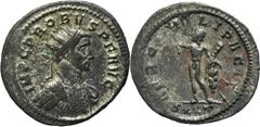 ANCIENT COINS Roman Imperial, Probus, AntoninianusEx. Barnaba Skibniewski.Roman Imperial Probus (276-282), Antoninianus 276-282, Ticinum mint Obverse: radiate, cuirassed bust right IMP C PROBVS P F AV