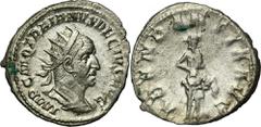 ANCIENT COINS Roman Imperial, Trajan Decius, AntoninianusRoman ImperialTraian Decius (249-251), Antoninianus, Rome mint Obverse: radiate, draped and cuirassed bust rightIMP C M Q TRAIANVS DECIVS AVGRe