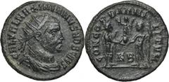 ANCIENT COINS Roman Imperial, Galerius, AntoninianusRoman Imperial Galerius (305–311), Antoninianus 295-299, Cyzicus mintObverse: radiate, draped and cuirassed bust right GAL VAL MAXIMIANVS NOB CAESRe