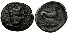 Greece Greece, Thessaly, Larissa, AE21 - RARENice bronze, stamped in the Tessali polis Larissa around 400-344 BC. Coins from Larissa, an important center of Thessaly in antiquity, are quite easily rec