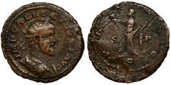 Roman Imperial Roman Imperial, Allectus, Antoninianus - RARERare Allectus antoninate from the rare Camulodunum mint (today's Colchester).This type of coin in very nice condition was sold at the Roma N
