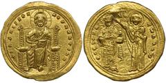 Byzantine Empire Cesarstwo Bizantyjskie, Roman III, Histamenon nomismaPiękna moneta, wyjęta ze slabu NGC 3070719‐010, Au 5/5, 3/5. Cesarstwo BizantyjskieRoman III (1028–1034), Histamenon nomisma, menn