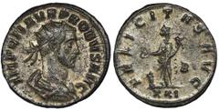 ANCIENT COINS Roman Imperial, Probus, AntoninianusVery nicely preserved Probus antoninianus, with a lot of silvering. Roman Imperial Probus (276–282), Antoninianus 276-282, Siscia mint Obverse: bust o