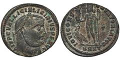 ANCIENT COINS Roman Imperial, Licinius I, FollisLarge and well preserved follis.Roman Imperial Licinius I (308-324), Follis 313, Heraclea mintObverse: laureate head right IMP C VAL LICIN LICINIVS P F 