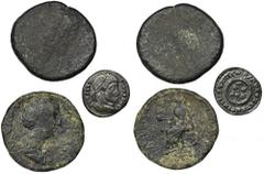 ANCIENT COINS Set, Roman Imperial, Bronze (3 pcs.)Zestaw trzech brązów rzymskich. ANCIENT ANTIKE античный Lots ancient