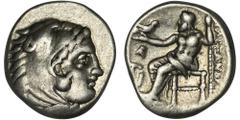 ANCIENT COINS Greece, Kingdom of Macedon, Philip III Arrhidaios, DrachmGreeceKingdom of Macedon, Philip III Arrhidaios, Drachm 323-319 BC, Sardes mint, struck under Menander or Kleitos, in the name an