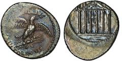 ANCIENT COINS Roman Republic, Petillius Capitolinus, DenariusVery well preserved Republican denarius.Ex. Fritz Rudolf Künker, eLive Auction 40, 2016.Roman RepublicPetillius Capitolinus (41 BC), Denari