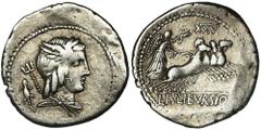 ANCIENT COINS Roman Republic, L. Iulius Bursio, DenariusNice denarius minted by one of the monetary triumvirs of 85 BC, Lucius Julius Bursio. Roman RepublicL. Iulius Bursio (85 BC), Denarius 85 BC, Ro