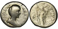 ANCIENT COINS Roman Imperial, Didia Clara, Denarius - RARERare and highly desirable denarius minted for the daughter Didia Clara by one of the shortest reigning Roman Emperors (only 2 months), Didius 