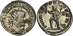 ANCIENT COINS Roman Imperial, Trebonianus Gallus, Antoninianus - VERY RAREVery rare antoninianus with 'Mars Bringer of Peace' on the reverse, trying to give a positive character to the recently negoti