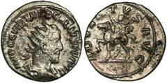 ANCIENT COINS Roman Imperial, Trebonianus Gallus, Antoninianus - RARERare antoninianus with the legend ADVENTVS AVG on the reverse. Roman Imperial Trebonianus Gallus (251-253), Antoninianus 251-253, A